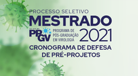 PPGV/IEC divulga cronograma de defesa dos pré-projetos para a seleção do Mestrado – Chamada Pública 06/2020