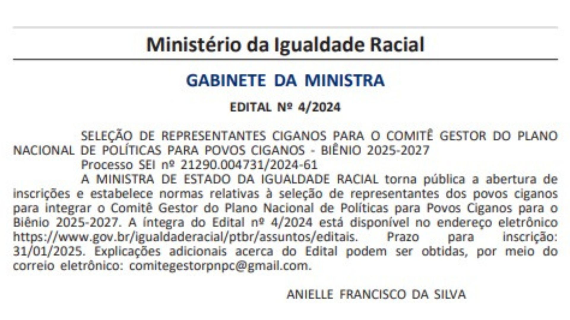 Serão selecionados 12 representantes que terão o compromisso de monitorar as políticas públicas voltadas para essa população