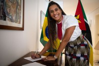 Em Moçambique, ministra Anielle Franco firma acordos de combate à discriminação e promoção da igualdade racial