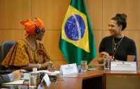 Ministra Anielle Franco discute impacto da desigualdade racial na saúde com representante da Unaids