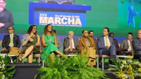 Ministra Anielle Franco participa da abertura da XXV Marcha a Brasília em Defesa dos Municípios