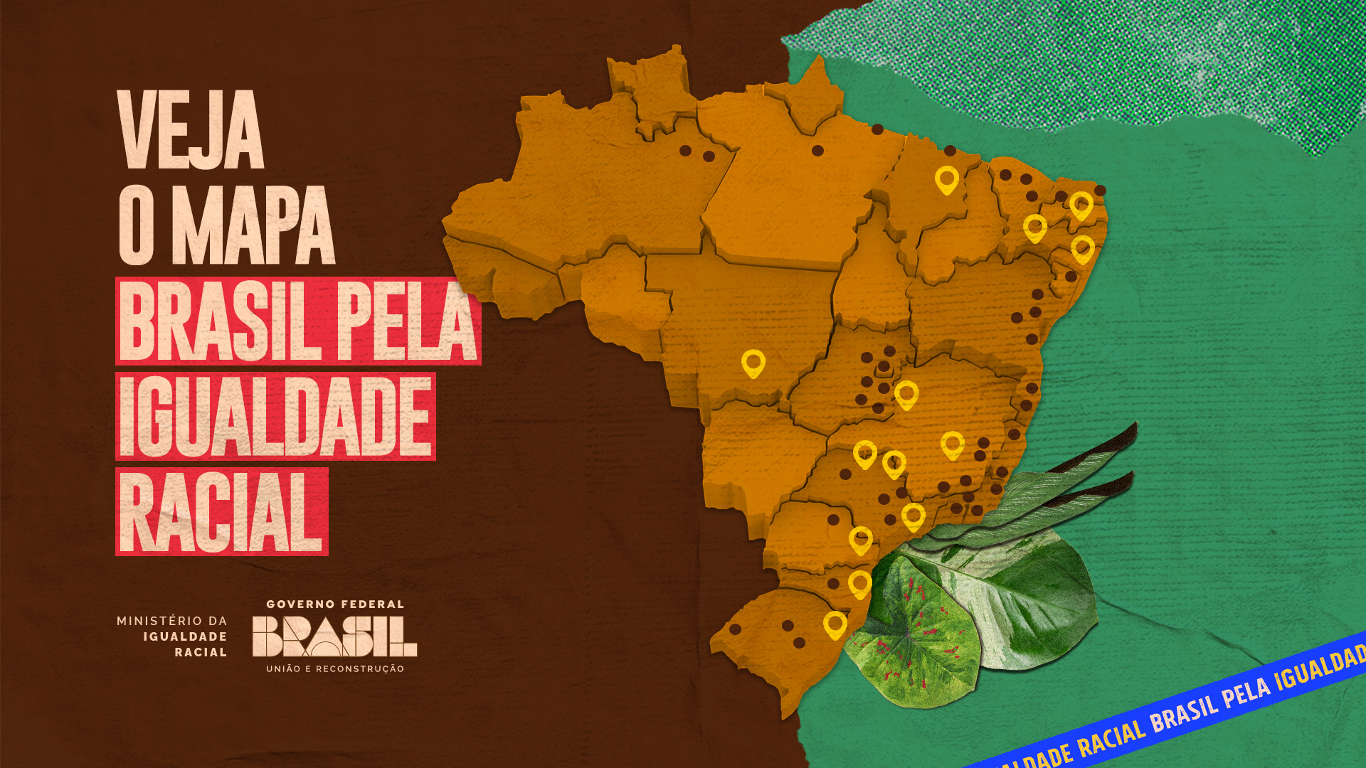 Entidades da sociedade civil e órgãos de promoção da igualdade racial podem inscrever eventos para serem visibilizadas no mapa