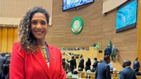 Na Etiópia, ministra Anielle Franco anuncia parceria com União Africana