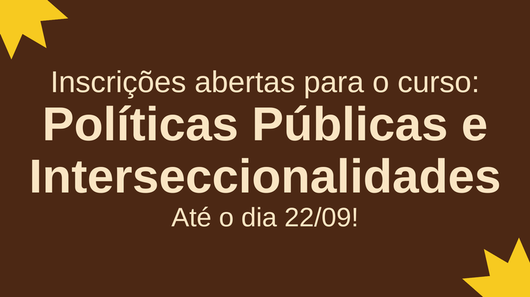 Curso - Políticas Públicas e Interseccionalidades