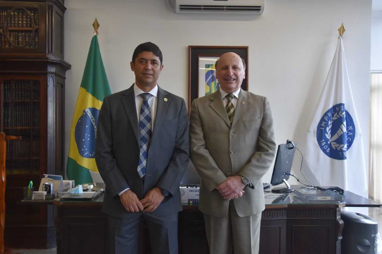 Visita do Ministro-Chefe da Contgroladoria-Geral da União (CGU) à Imprensa Nacional