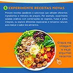 Experimente novas receitas