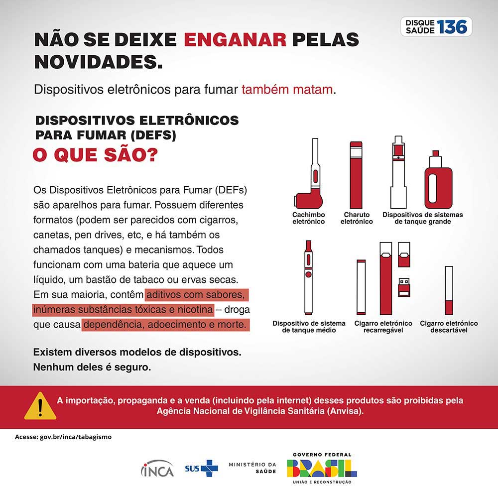 Dispositivos eletrônicos para fumar, o que são?