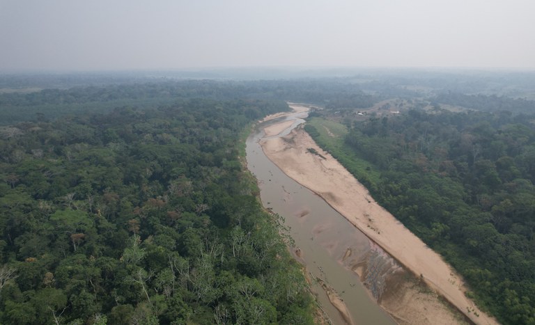 Panorâmica de área pública no Acre