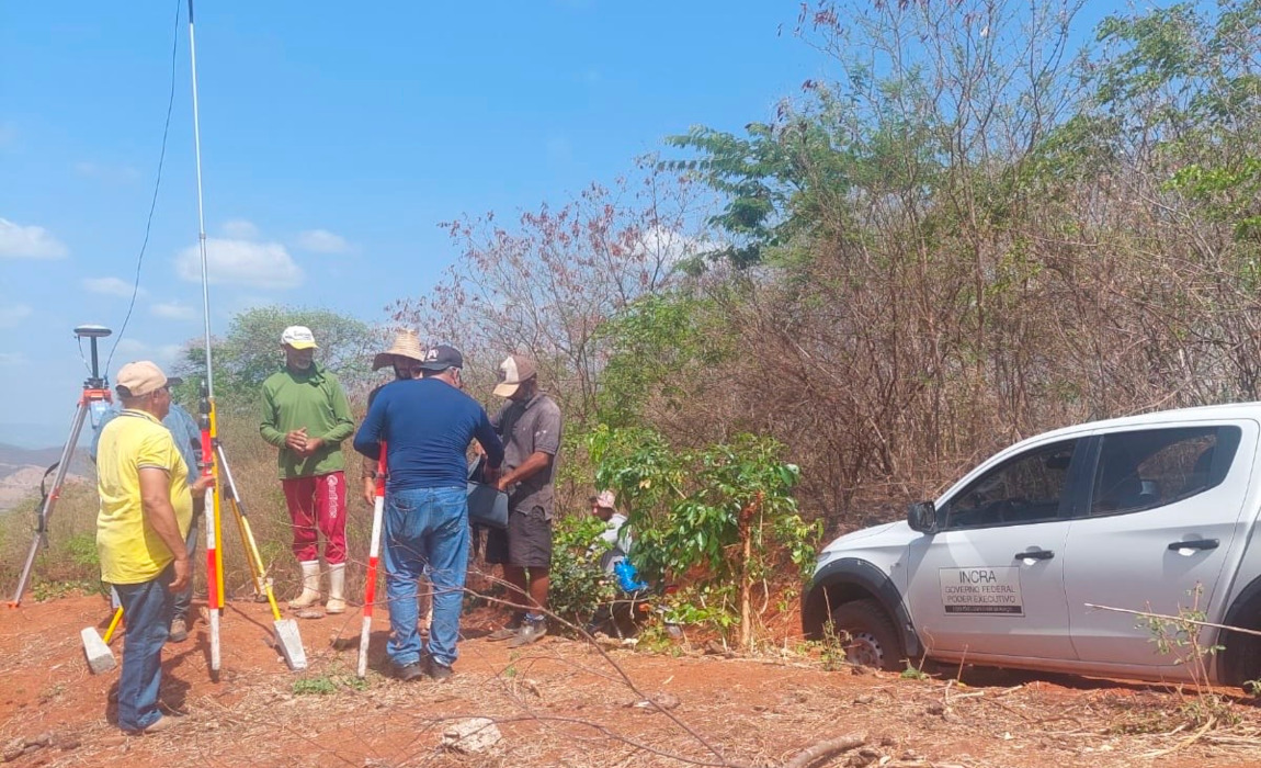 Incra executa georreferenciamento em assentamentos e glebas públicas no Ceará