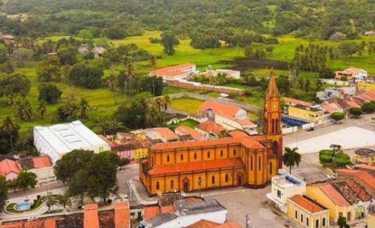 Vista área de Tacaratu (PE)