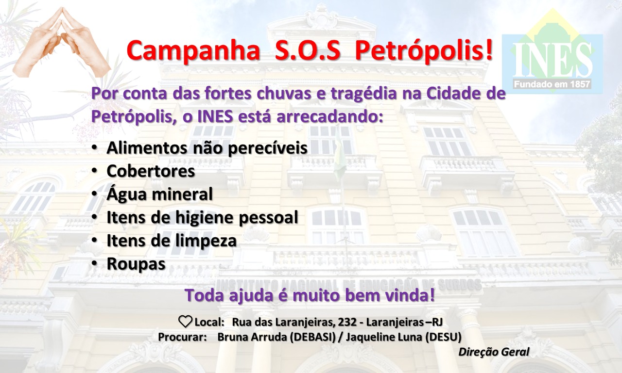 Campanha SOS Petrópolis