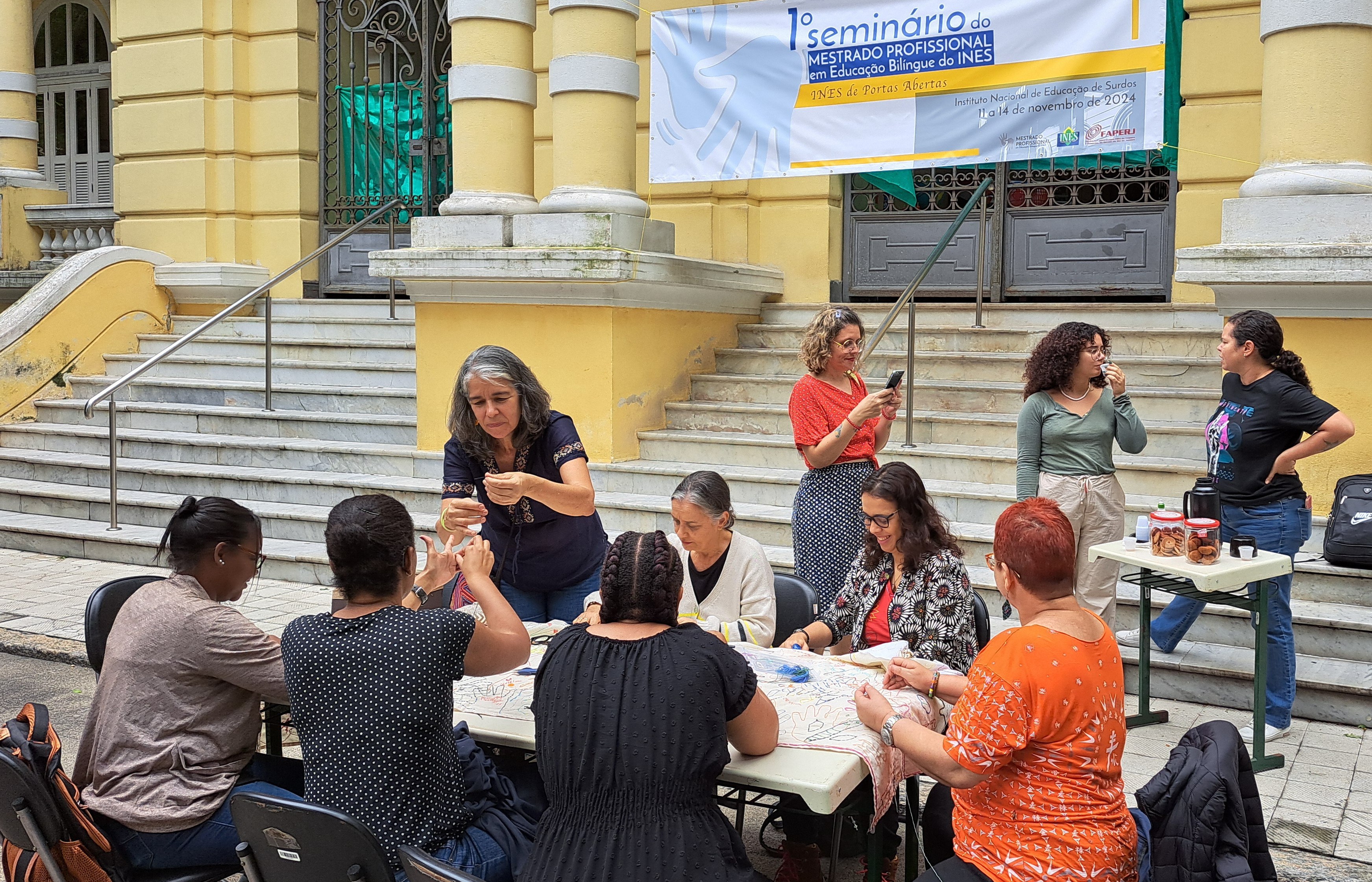 O evento ainda contou com a oficina Transbordado 