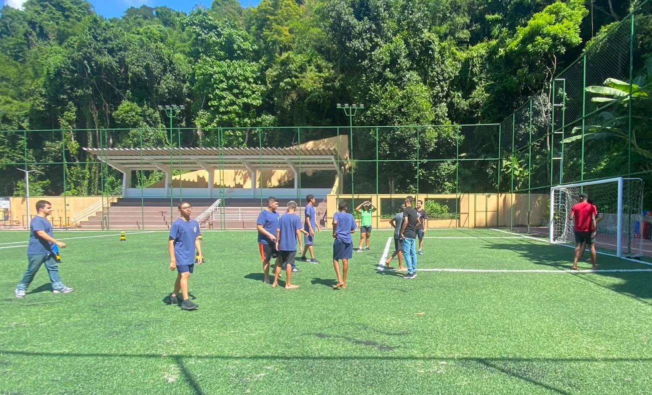 Alunos voltam às aulas com gincana esportiva e outras atividades lúdicas