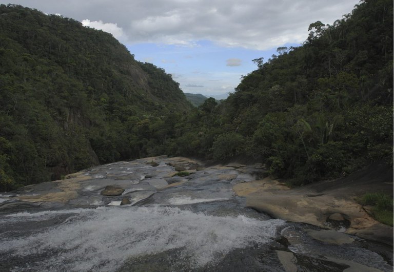 Cachoeira da Estação Biológica de Santa LúciaFoto: Cláudio Nicoletti de Fraga