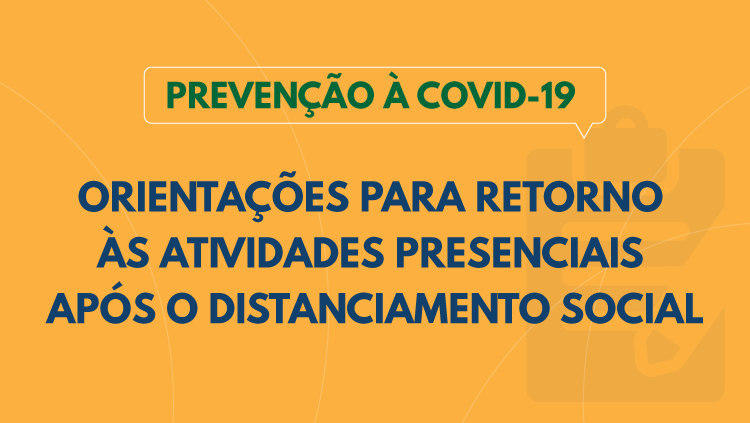 Cartilha de retorno às atividades presenciais