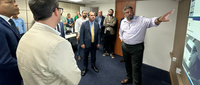 Márcio André Brito visita parque industrial e lança Centro de Controle do órgão delegado da Bahia