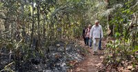 Incêndio na Reserva Florestal Adolpho Ducke do Inpa controlado