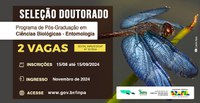 Inscrições para doutorado em entomologia no Inpa continuam abertas até 15 de setembro