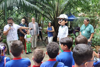 Abertura do evento com participação do diretor do Inpa e lançamento do Bosquinho. Foto Ascom/Inpa.