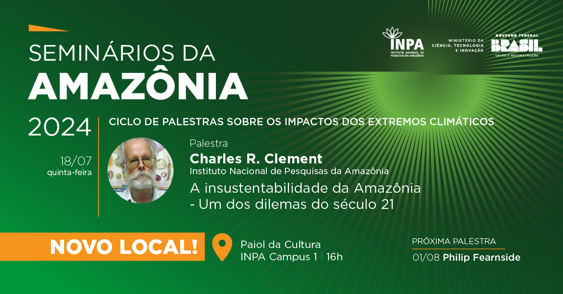 Seminários da Amazônia do Inpa discutem relação entre consumo e sustentabilidade