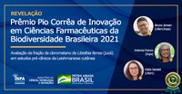 Bolsista do Inpa conquista prêmio de Inovação em Ciências Farmacêuticas