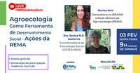 Live de Tecnologia Social do Inpa discute Agroecologia como Ferramenta de Desenvolvimento Social