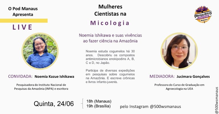 Mulheres cientistas na micologia