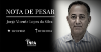Nota de Pesar - Jorge Vicente Lopes da Silva