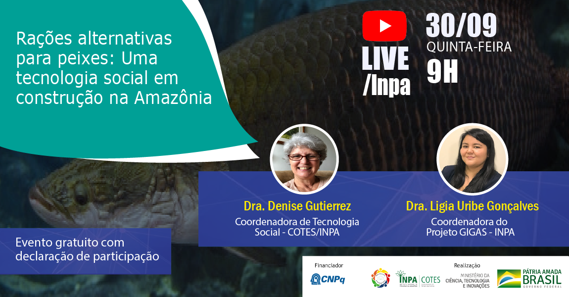 Live de Tecnologia Social do Inpa debate sobre bioinsumos e seus benefícios  para agricultura — Instituto Nacional de Pesquisas da Amazônia - INPA