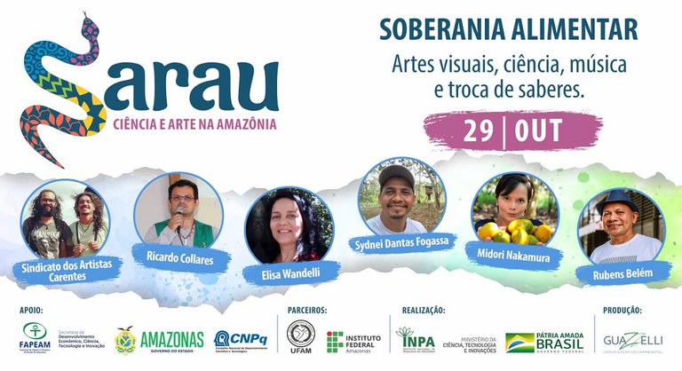 banner sarau ciencia e arte soberania alimentar Inpa 2021.jpeg