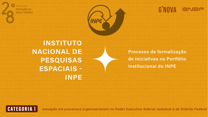 Processo de Formalização de Iniciativas no portfólio Institucional do INPE