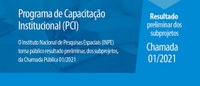 INPE divulga resultado parcial das bolsas da Chamada PCI 01/2021