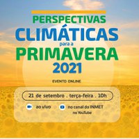 Perspectivas climáticas para a primavera 2021