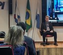 Júlio César Moreira na abertura da aula magna da Academia do INPI