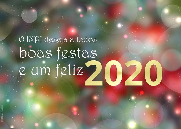 Boas festas e feliz 2020!