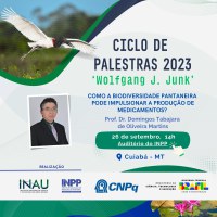 Ciclo de Palestras 2023: próximo encontro abordará Biodiversidade Pantaneira e Produção de Medicamentos