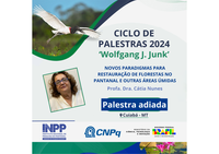 Primeira atividade do Ciclo de Palestras Wolfgang J. Junk de 2024 será adiada