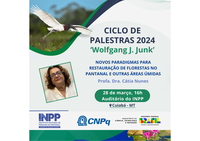 Ciclo de Palestras Wolfgang J. Junk retoma as atividades no dia 28 de março