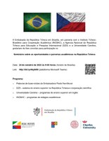 Seminário sobre Parcerias Acadêmicas na República Tcheca