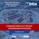 16092024 Chamada Pública PCI n° 032024 - Cronograma Retificado