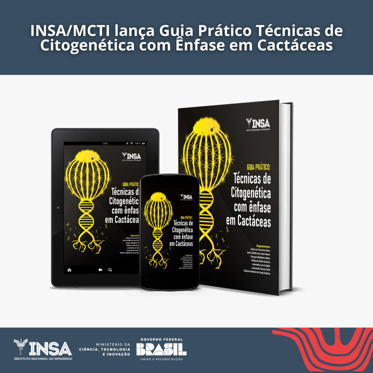 09092024 INSAMCTI lança Guia Prático Técnicas de Citogenética com Ênfase em Cactáceas