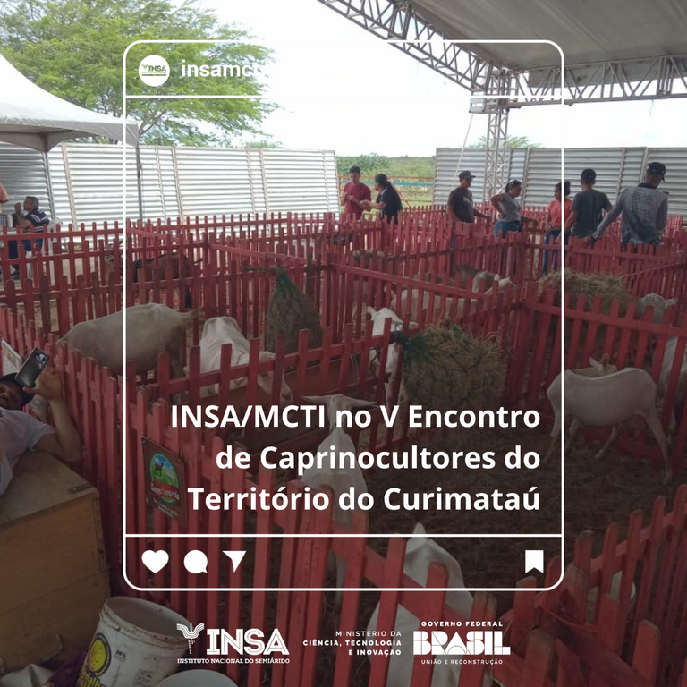 INSA/MCTI no V Encontro de Caprinocultores do Território do Curimataú