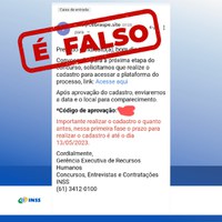 Alerta de golpe! E-mail falso convoca candidatos aprovados no concurso do INSS