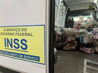 INSS apoia Ministério da Cidadania em entrega de doações de roupas em Minas Gerais