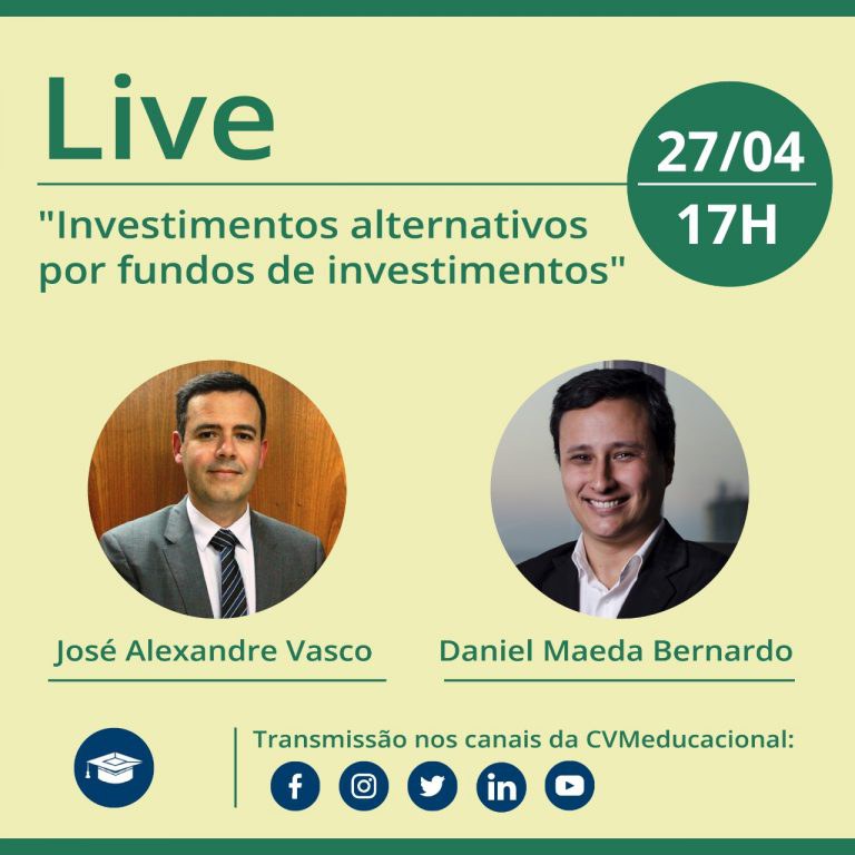 Live “Investimentos alternativos por fundos de investimentos”