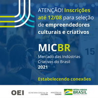 Empreendedores culturais podem se inscrever no Mercado das Indústrias Criativas do Brasil