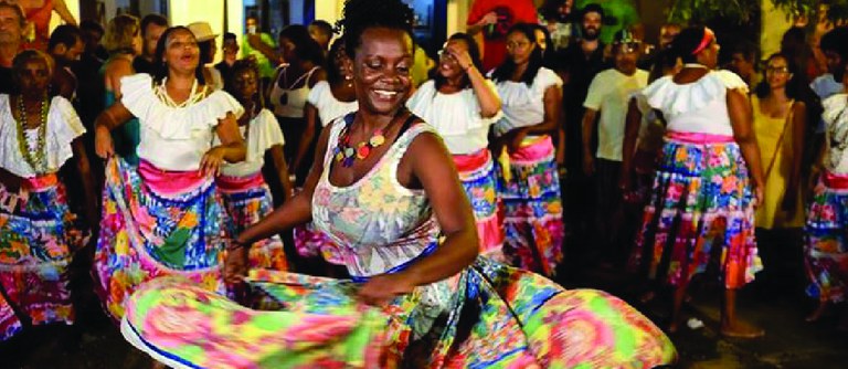 A ação “Capelinha de São Benedito” (Foto: Divulgação).