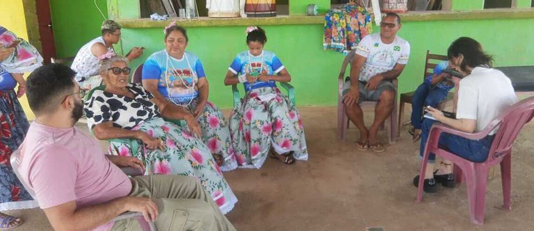 Estudantes da Universidade Federal do Amapá colaboram para realizar um diagnóstico econômico sobre o bem cultural. Foto: Hian Marcones