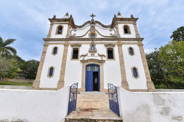 Fachada da Igreja Matriz de Santo Antônio de Glaura, Ouro Preto-MG (Fotos: Pedro Vilela/MTur)