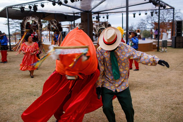 Apresentação do grupo "Boi do Seu Teodoro" encerrou o evento (Foto: Mariana Alves/Iphan)